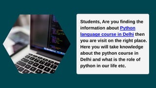 Python Language Course In Delhi (1).pptx