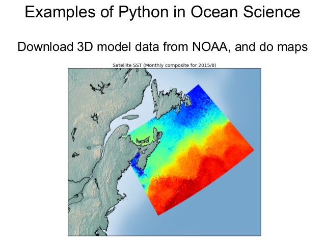 Python for Ocean Science