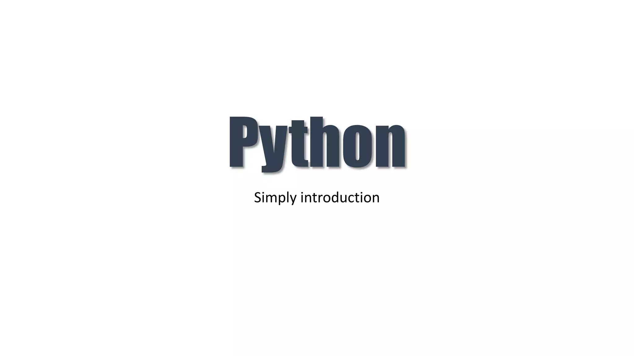 Python lesson 1 | PPTX