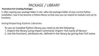 Class 12 CBSE Chapter: python libraries.pptx