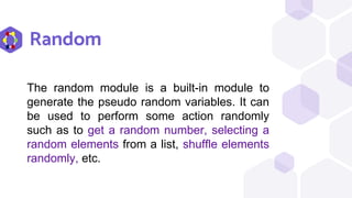 Python Libraries And Modules Pptx Python Libraries And Modules Pptx