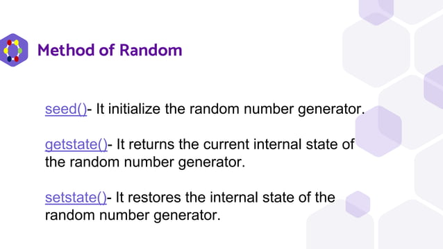 Python Libraries and Modules | PPTX