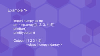 Python Libraries and Modules | PPTX
