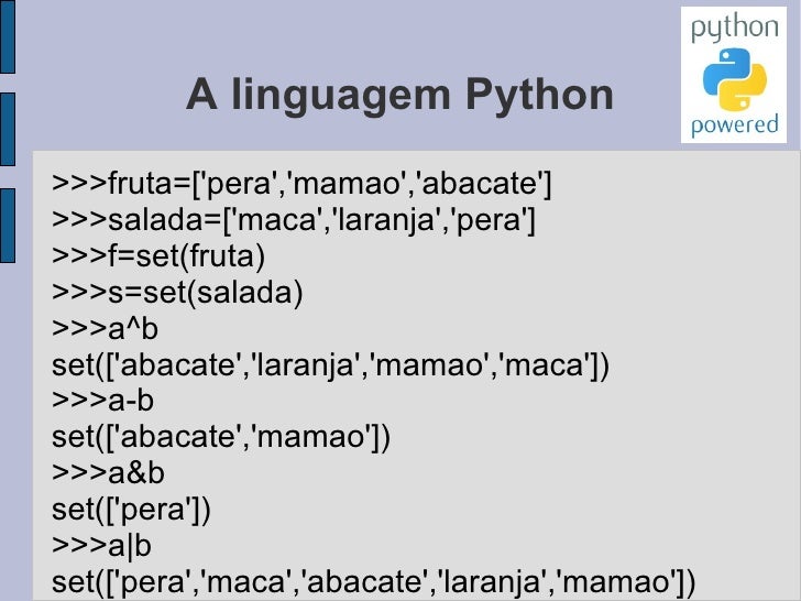 A linguagem Python