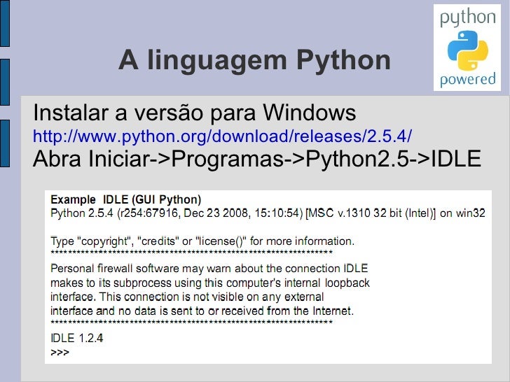 A linguagem Python