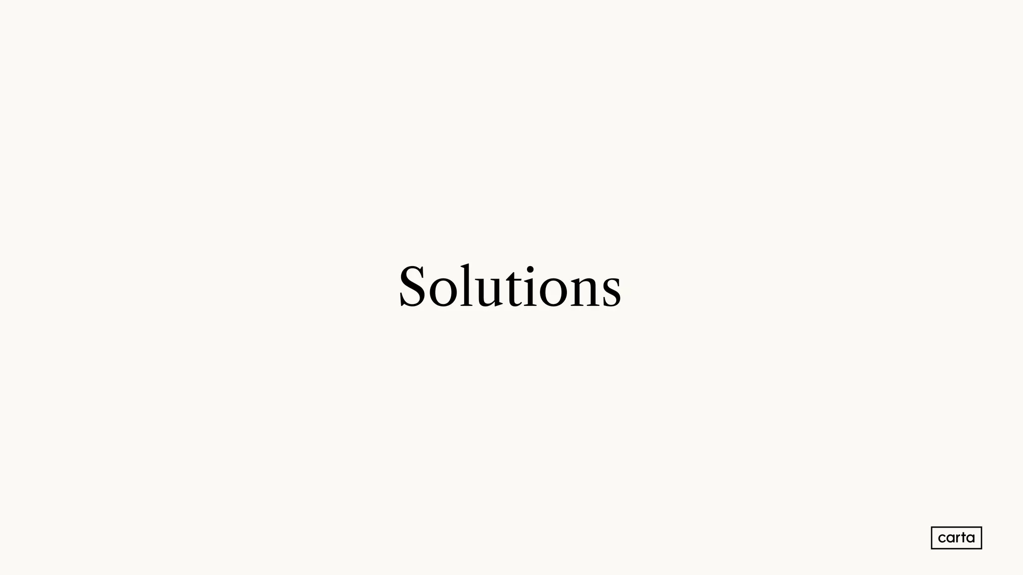 Solutions
 