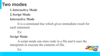 Loops in Python | PPTX | Programming Languages | Computing