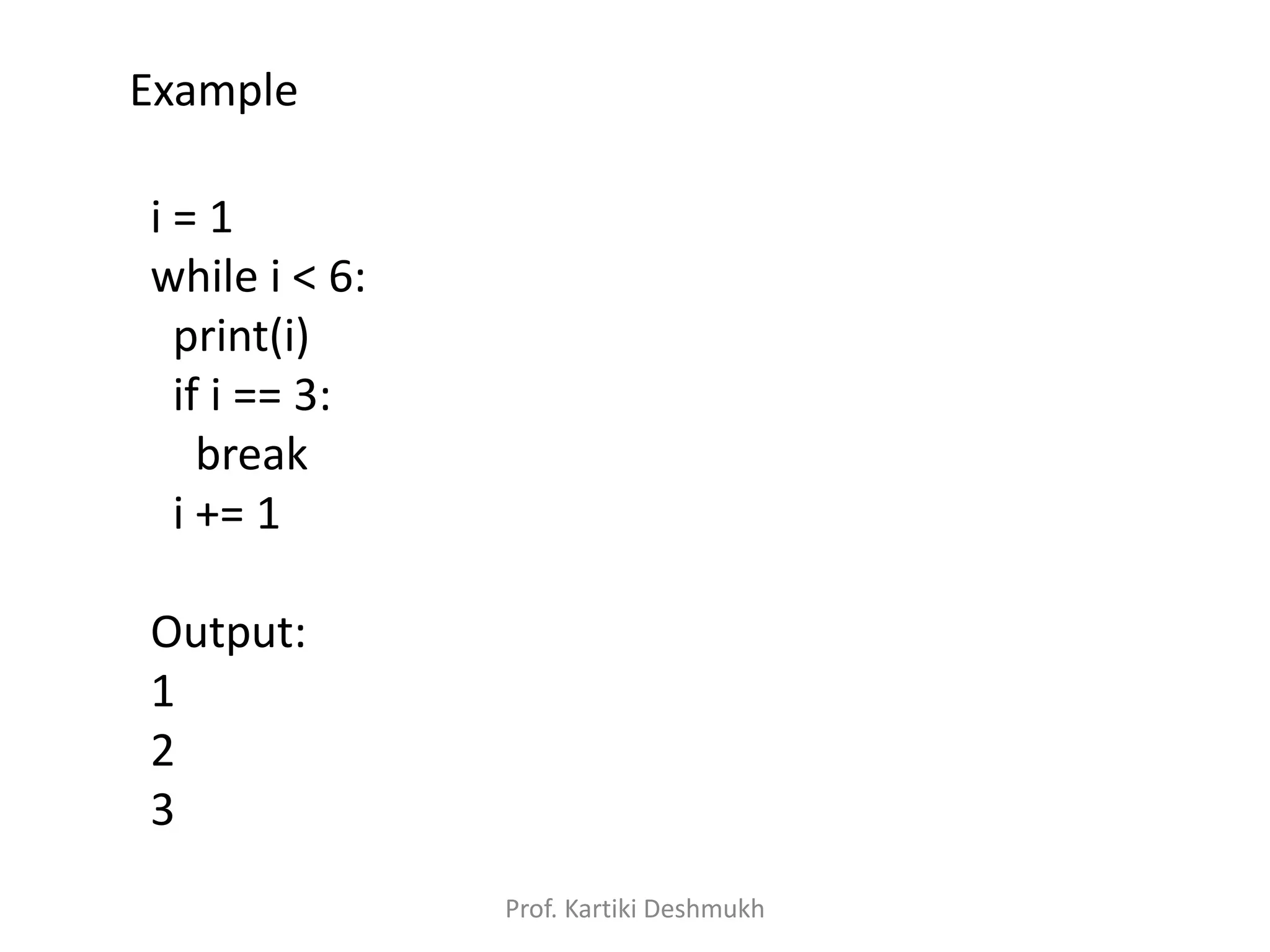Python for and while Loops with basic Examples | PPTX image.