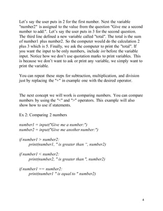 Python Math Concepts Book | DOCX
