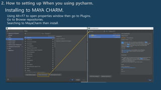 Python maya 2018 setup note | PPTX