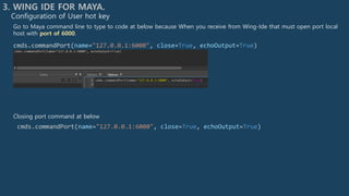 Python maya 2018 setup note | PPTX
