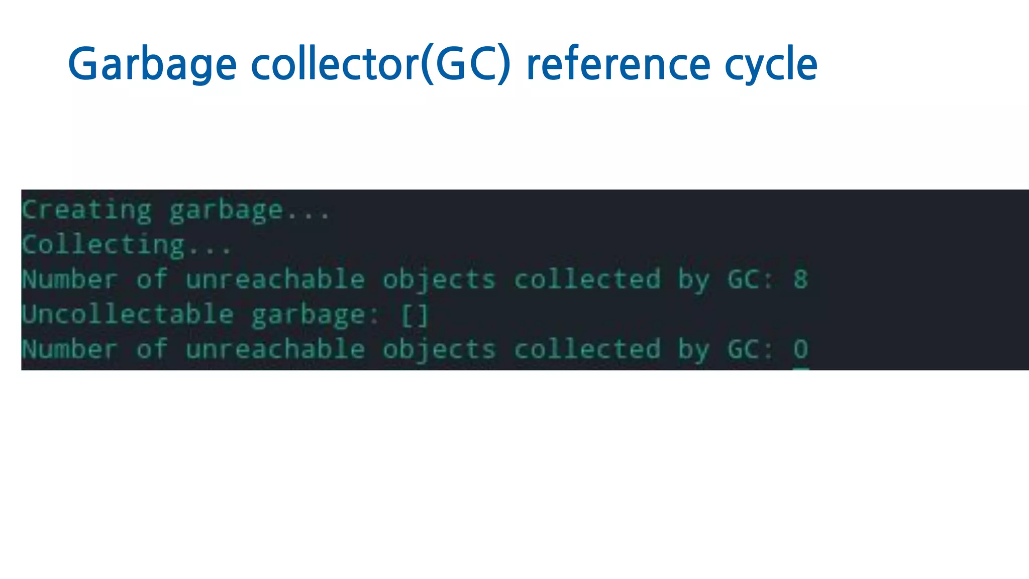 Python memory managment. Deeping in Garbage collector | PPT