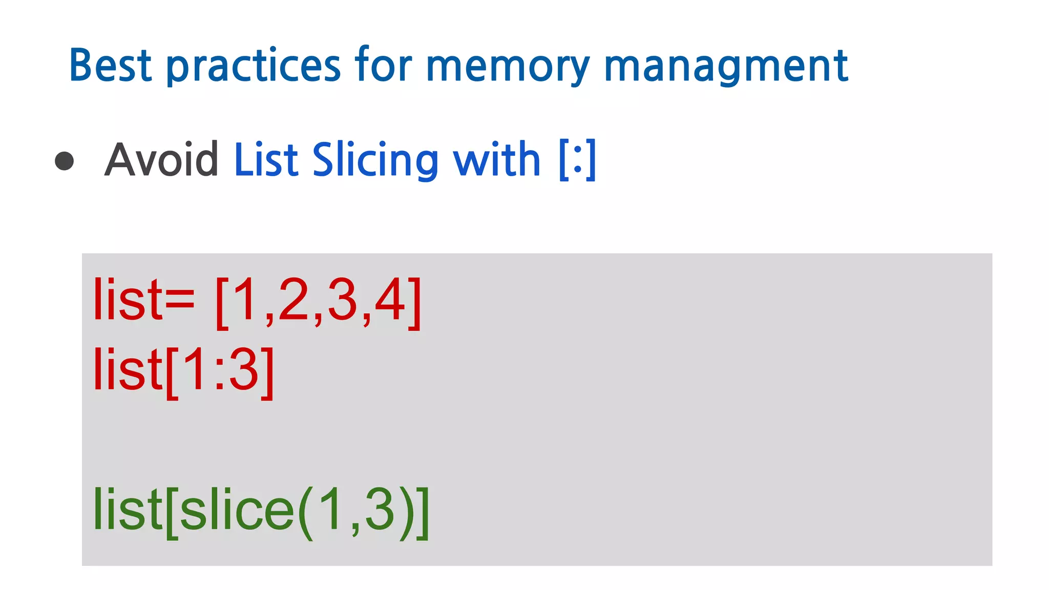 Python memory managment. Deeping in Garbage collector | PPT