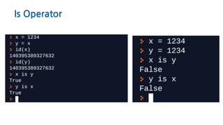 Is Operator
 