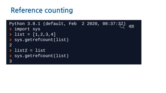 Python memory managment. Deeping in Garbage collector | PPT