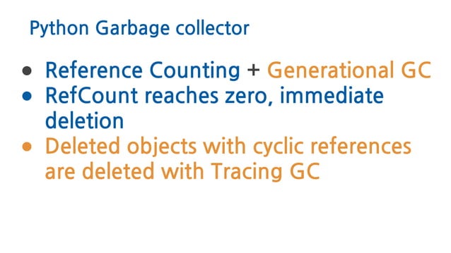 Python memory managment. Deeping in Garbage collector | PPT