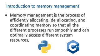 Python memory managment. Deeping in Garbage collector | PPT