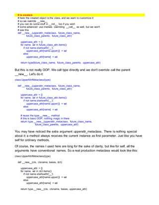 Python Metaclasses | PDF