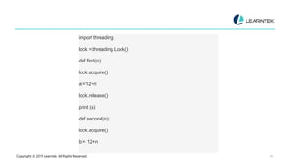 Python multithreading | PDF
