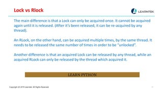 Python multithreading | PDF | Operating Systems | Computer Software and ...