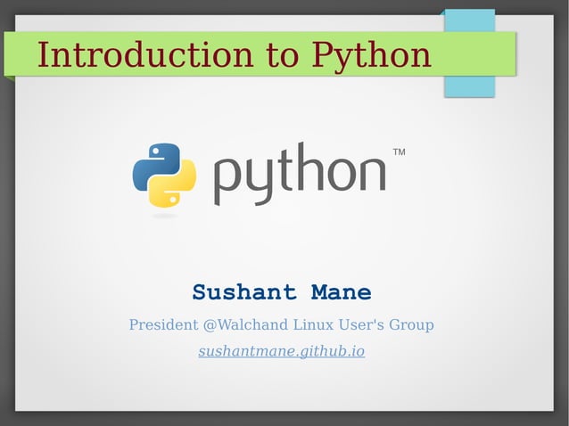 Introduction To Programming with Python | PDF | Programming Languages ...