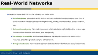 Python networkx library quick start guide | PDF | Internet | Computing
