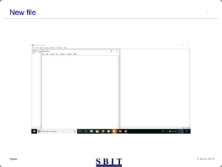New file
9 March 2019Python
 