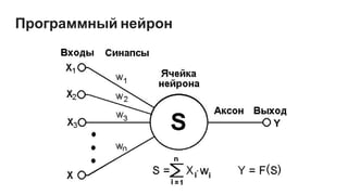 Программный нейрон
 