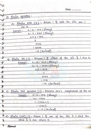 Python Notes best on the one python notes | PDF