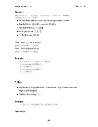 Python details notes chapter 1 introduction to python | PDF