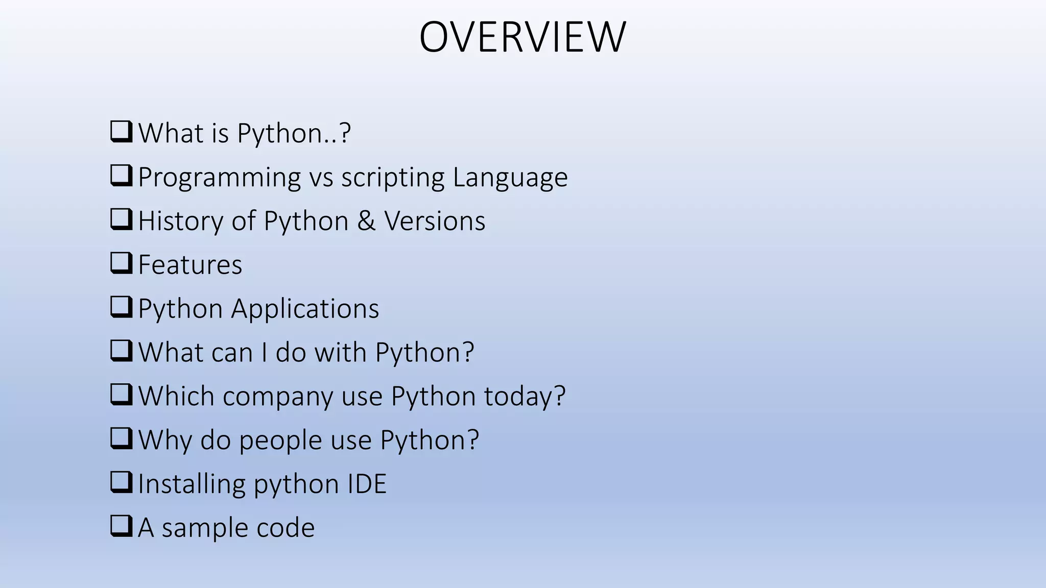 Python presentation by Monu Sharma | PPT