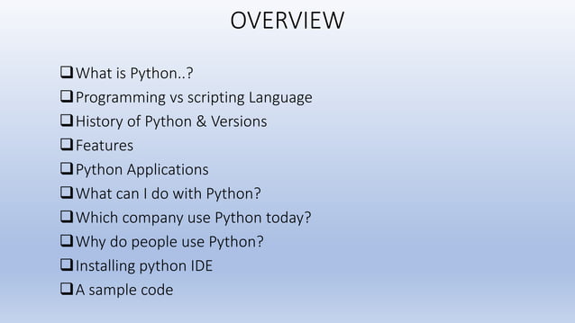 Python presentation by Monu Sharma | PPTX | Programming Languages ...