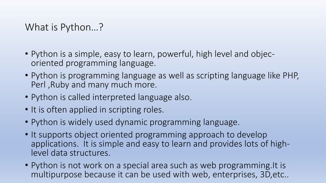 Python presentation by Monu Sharma | PPTX | Programming Languages ...
