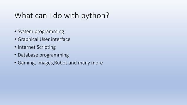 Python presentation by Monu Sharma | PPTX | Programming Languages ...
