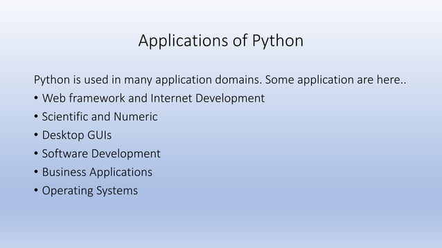 Python presentation by Monu Sharma
