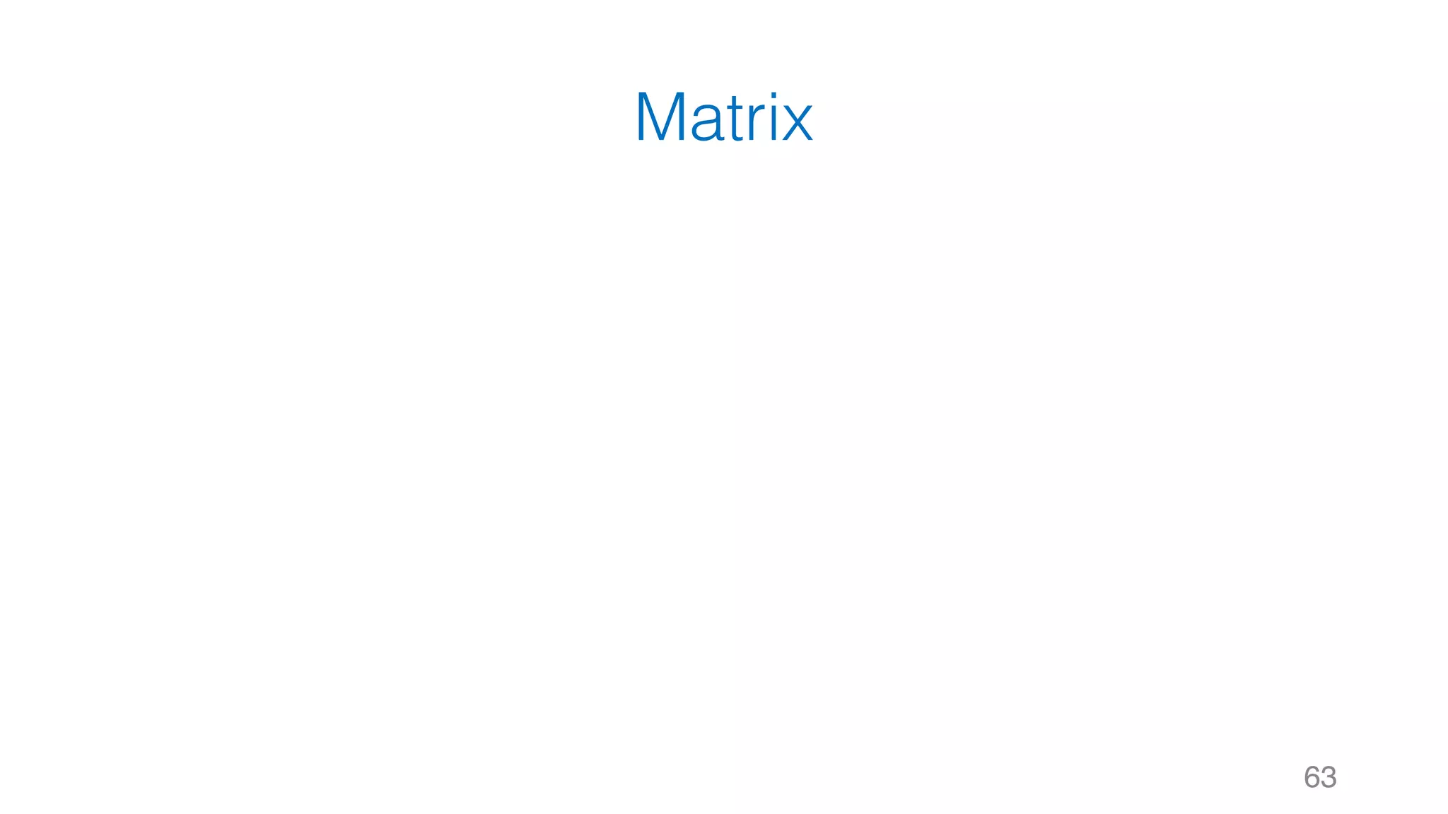 Matrix 63 