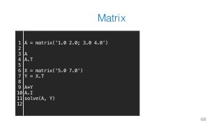 Scientific Computing with Python - NumPy | WeiYuan