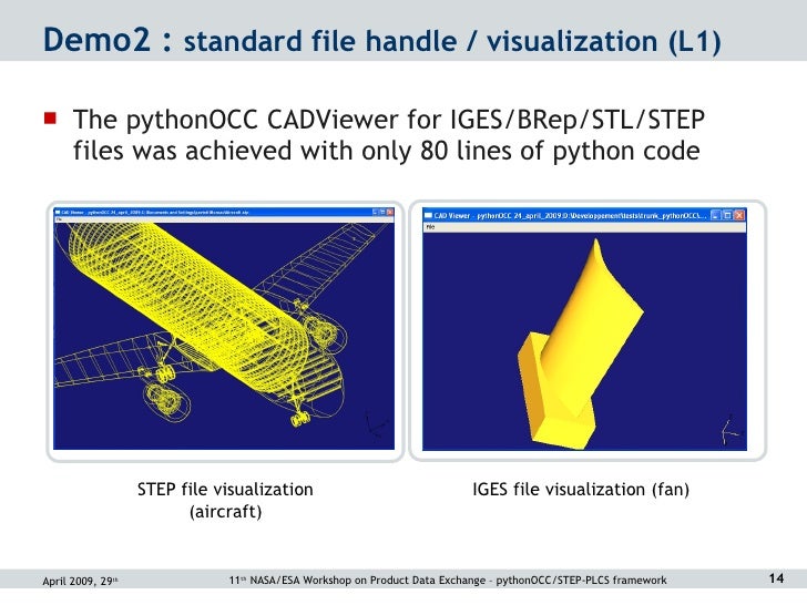 pythonOCC PDE2009 presentation