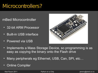 Python on a chip | PPT