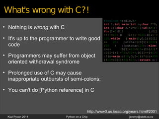 Python on a chip | PPT