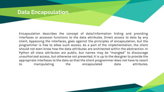 Python OOPs | PPTX | Programming Languages | Computing