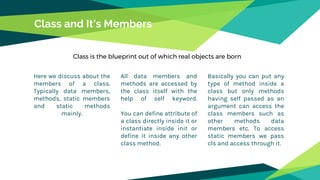 Python OOPs | PPTX | Programming Languages | Computing