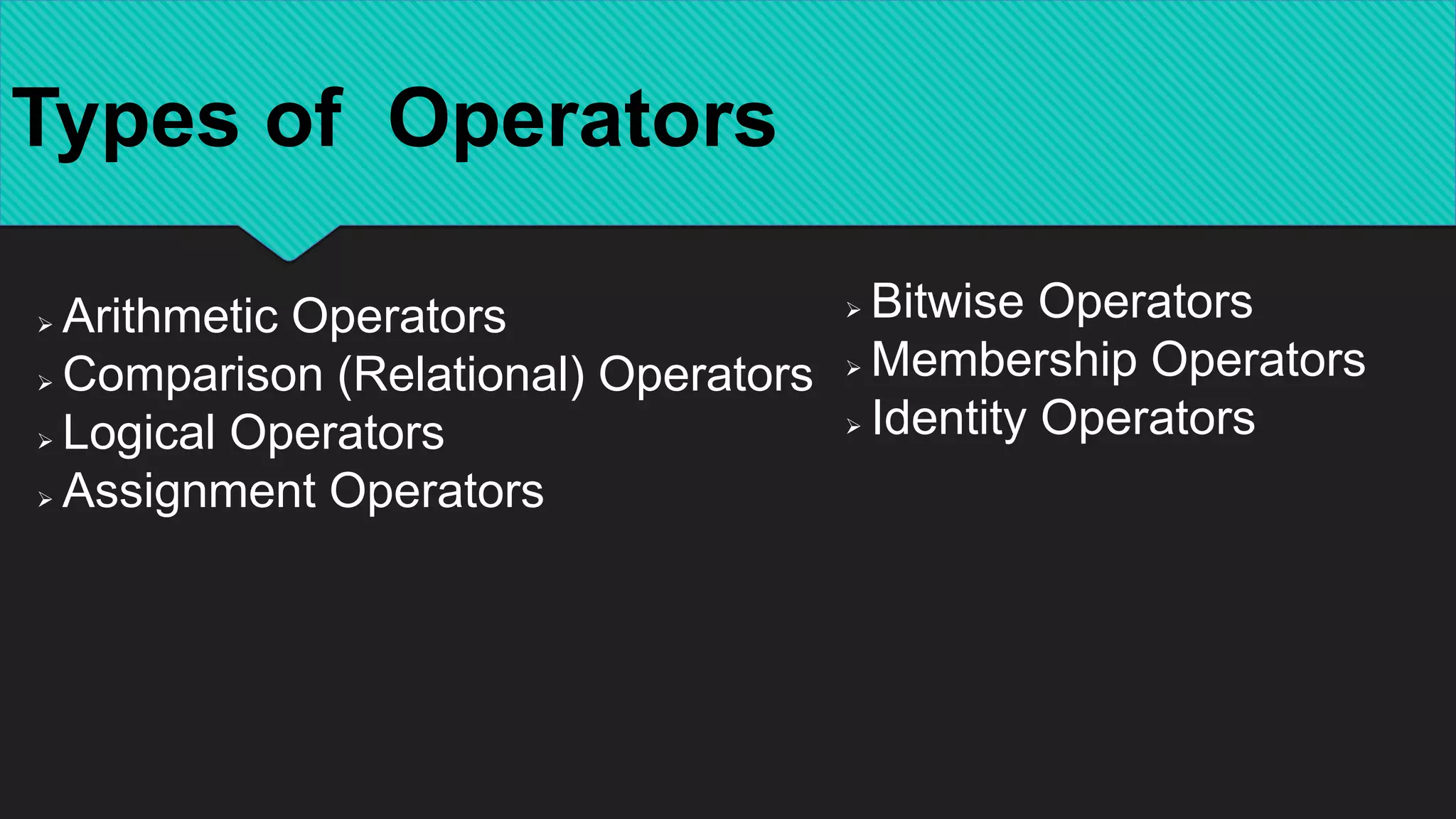 Python operator, data types.pptx
