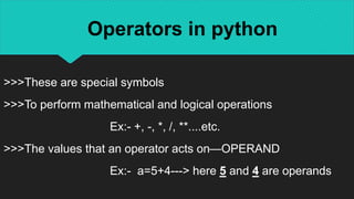 Python operator, data types.pptx