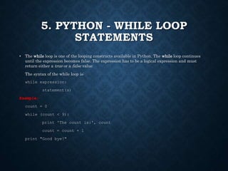 python operators.ppt