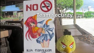 Team security 
 