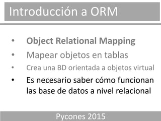 Python Comparing ORM | PDF