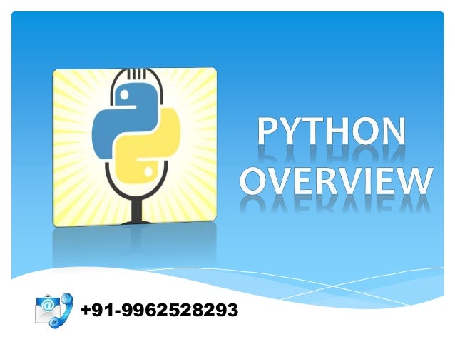 Python overview