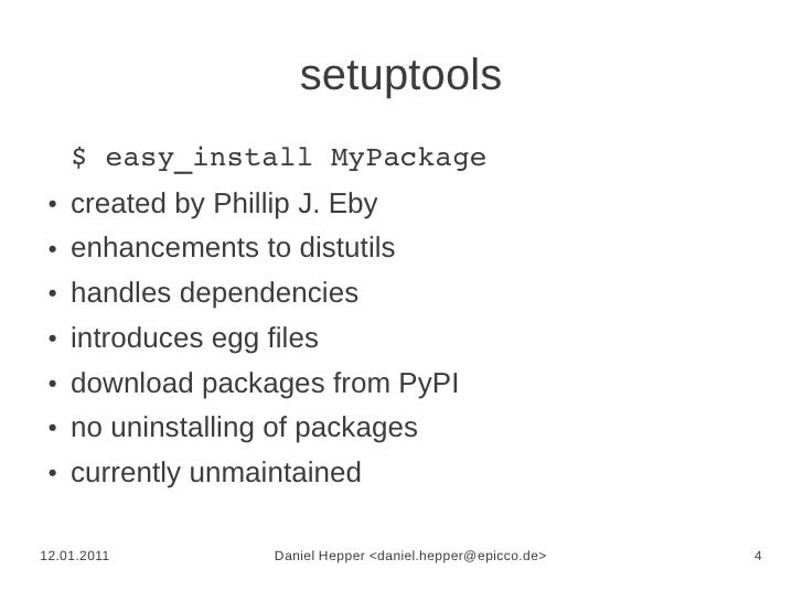 Using Python Packages An Overview