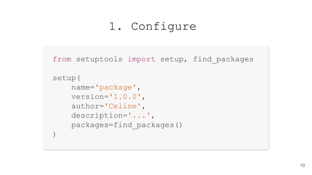 Python packaging | PPT